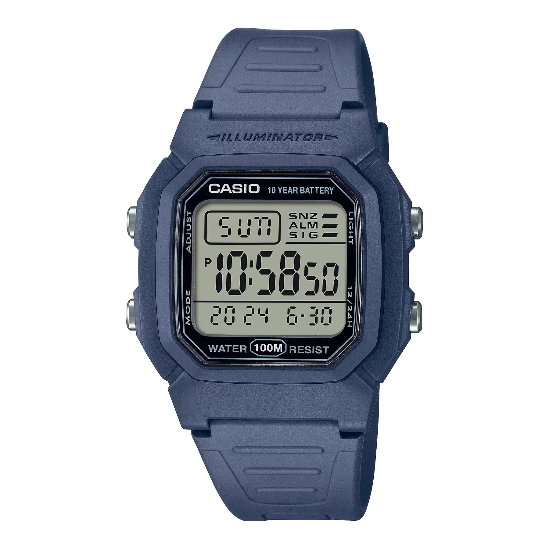 Casio Classic 10 Year Battery Digital Watch W800H-2A