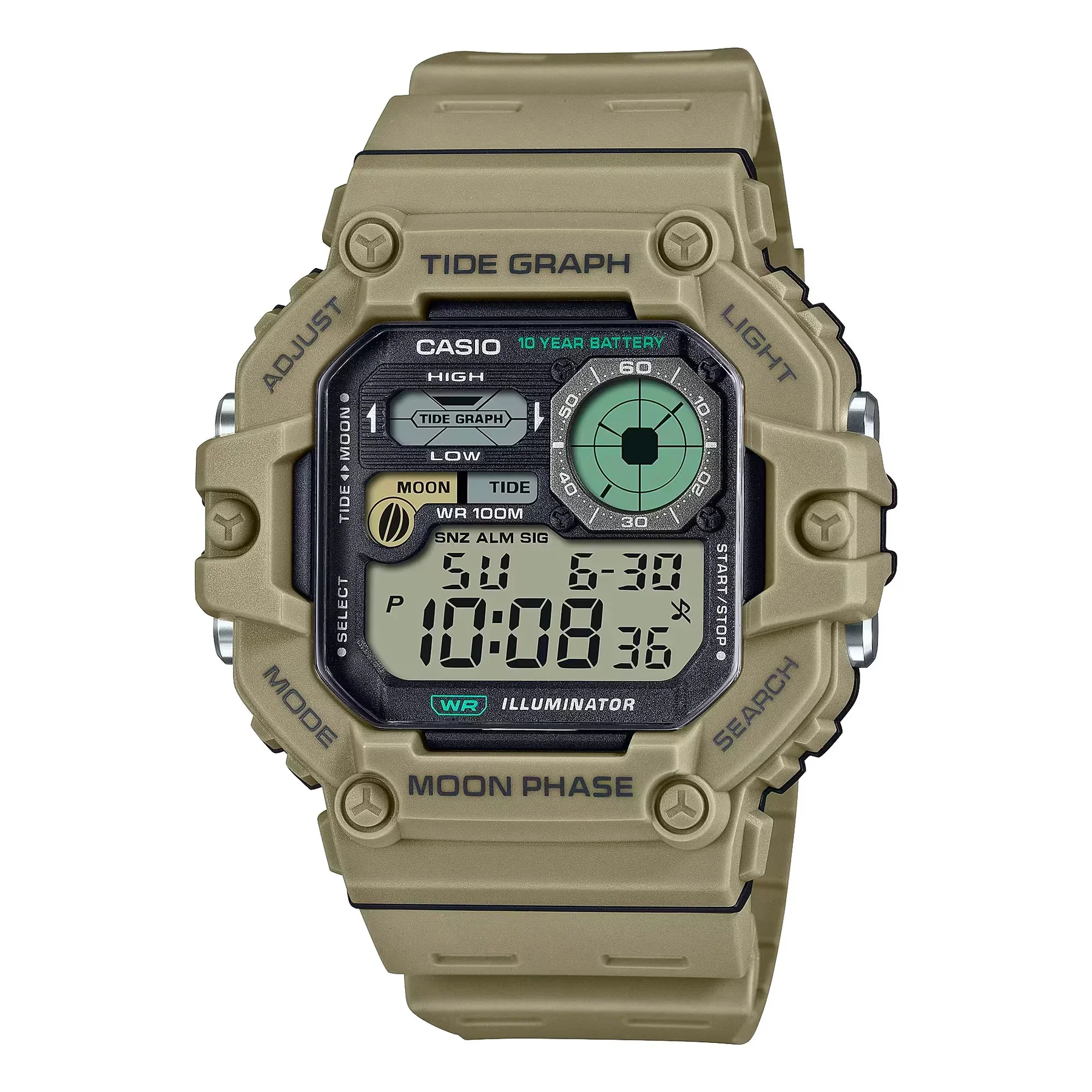 Casio Classic 10 Year Battery Large Digital Watch WS1700H-5A