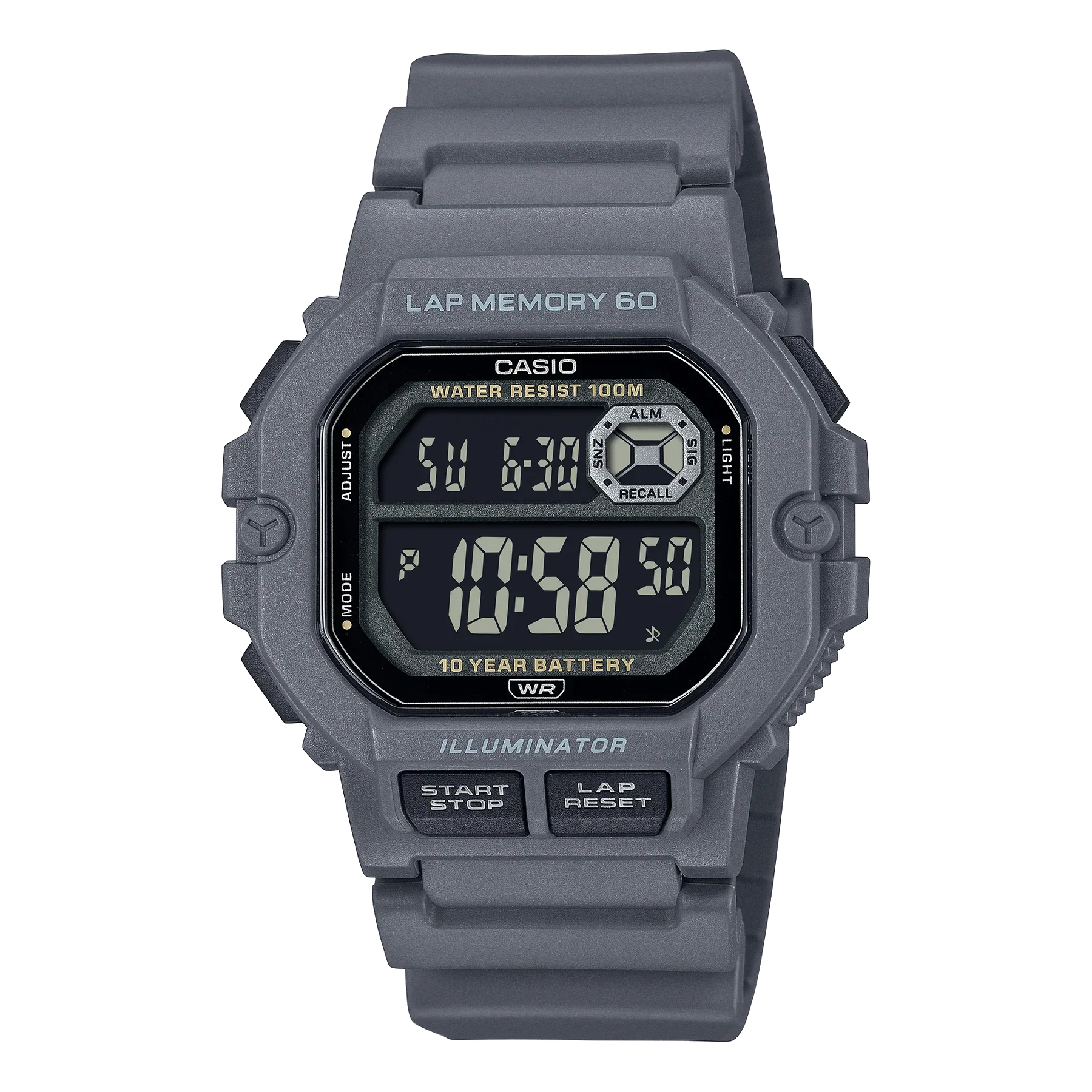 Casio Unisex 10 Yr Battery WS1400H-8B