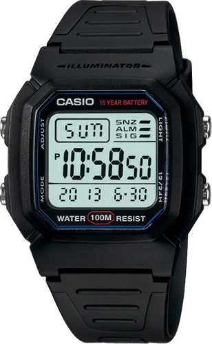 Casio Unisex W800H-1A