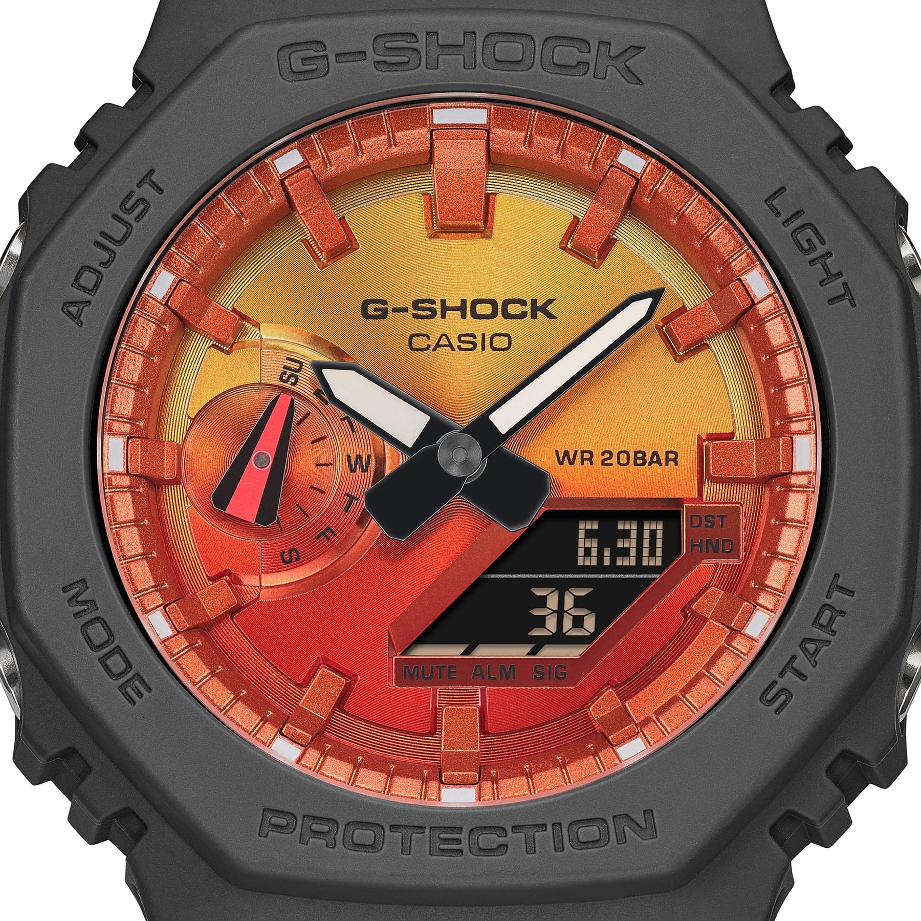 G-Shock CasiOak Flames Series GA2100FL-8A - Image 2