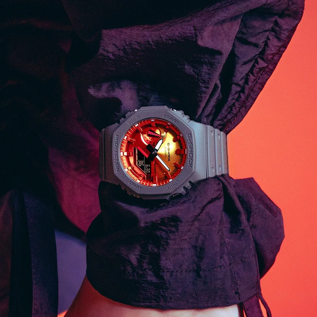 G-Shock CasiOak Flames Series GA2100FL-8A - Image 7