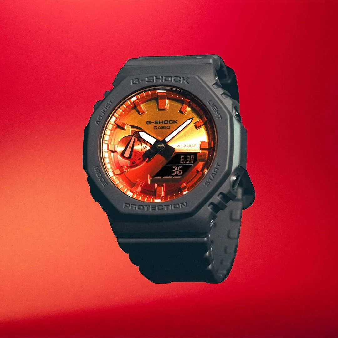 G-Shock CasiOak Flames Series GA2100FL-8A - Image 8