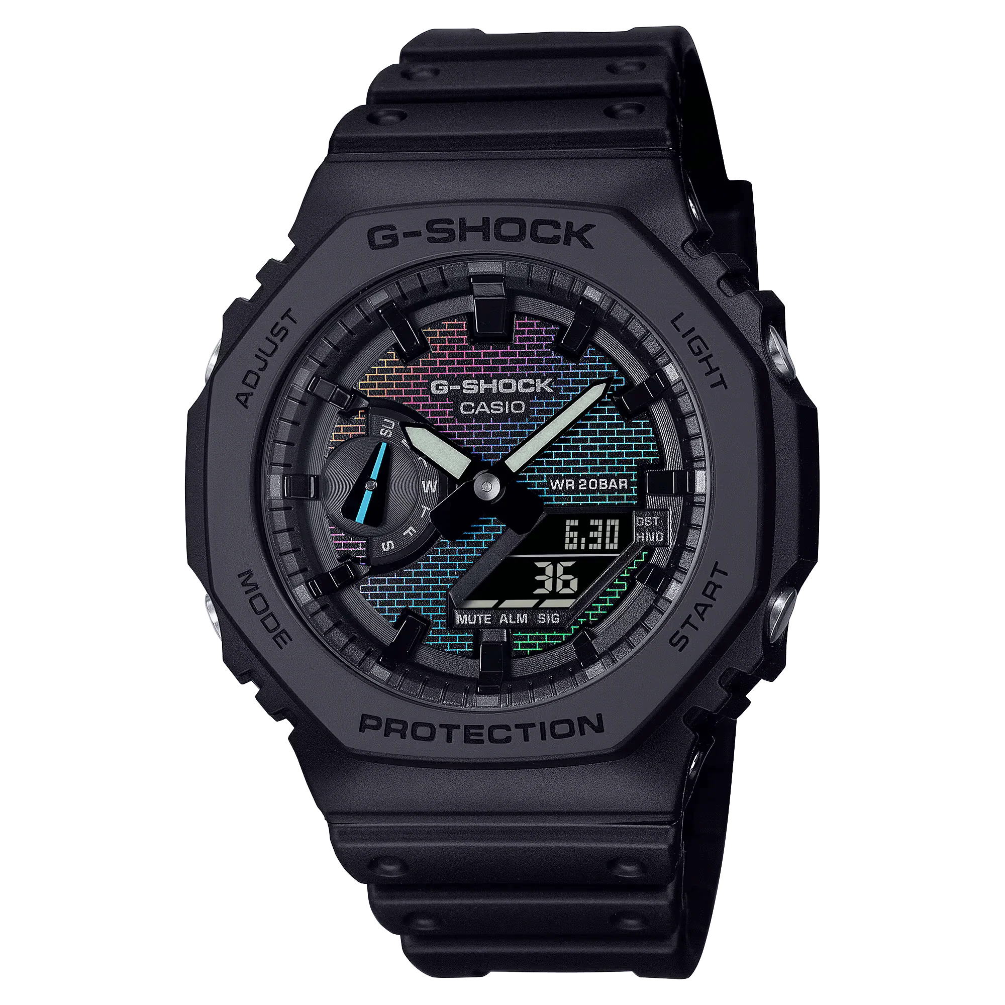 G-Shock CasiOak Rainbow Brick GA2100RW-1A