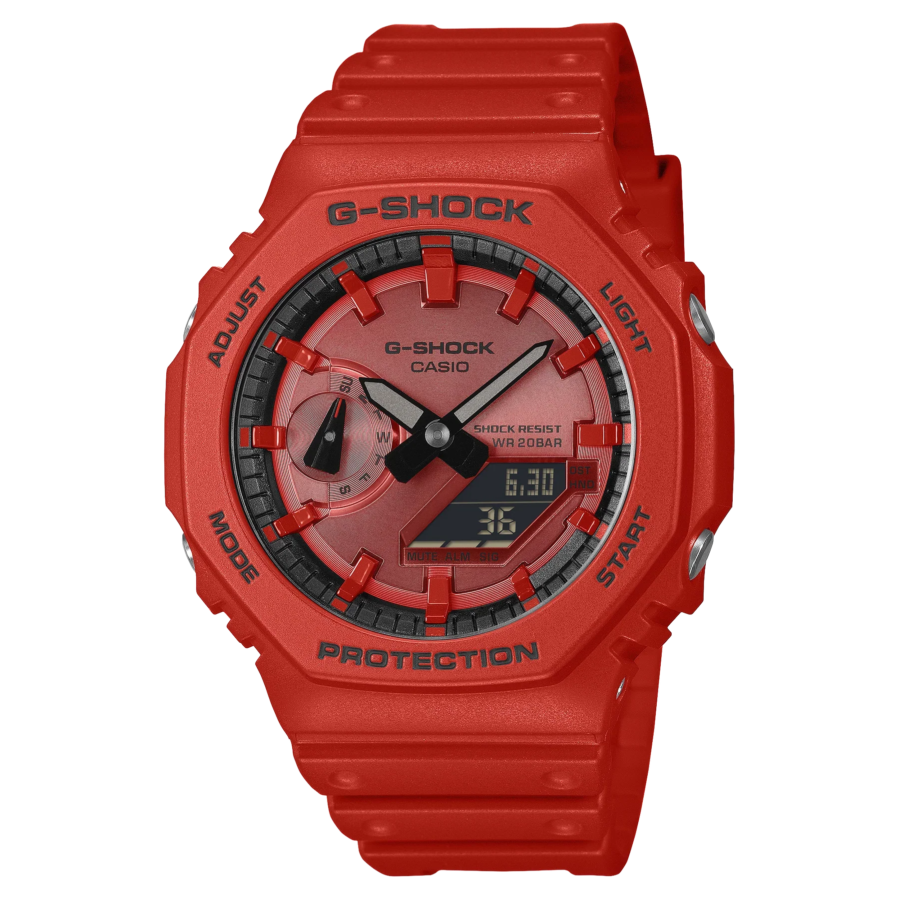 G-Shock CasiOak Iconic Red Series GA2100RRB-4A