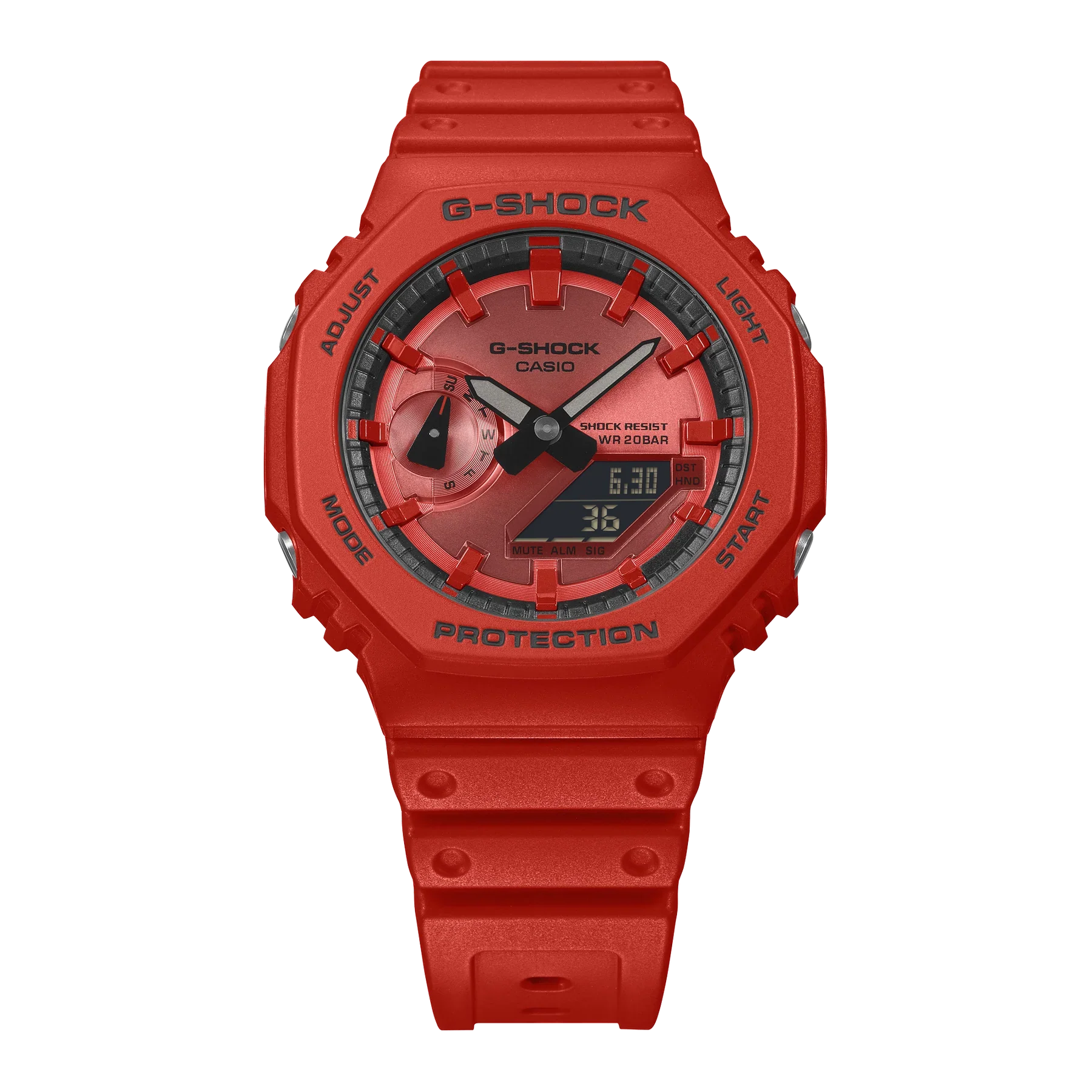 G-Shock CasiOak Iconic Red Series GA2100RRB-4A - Image 2