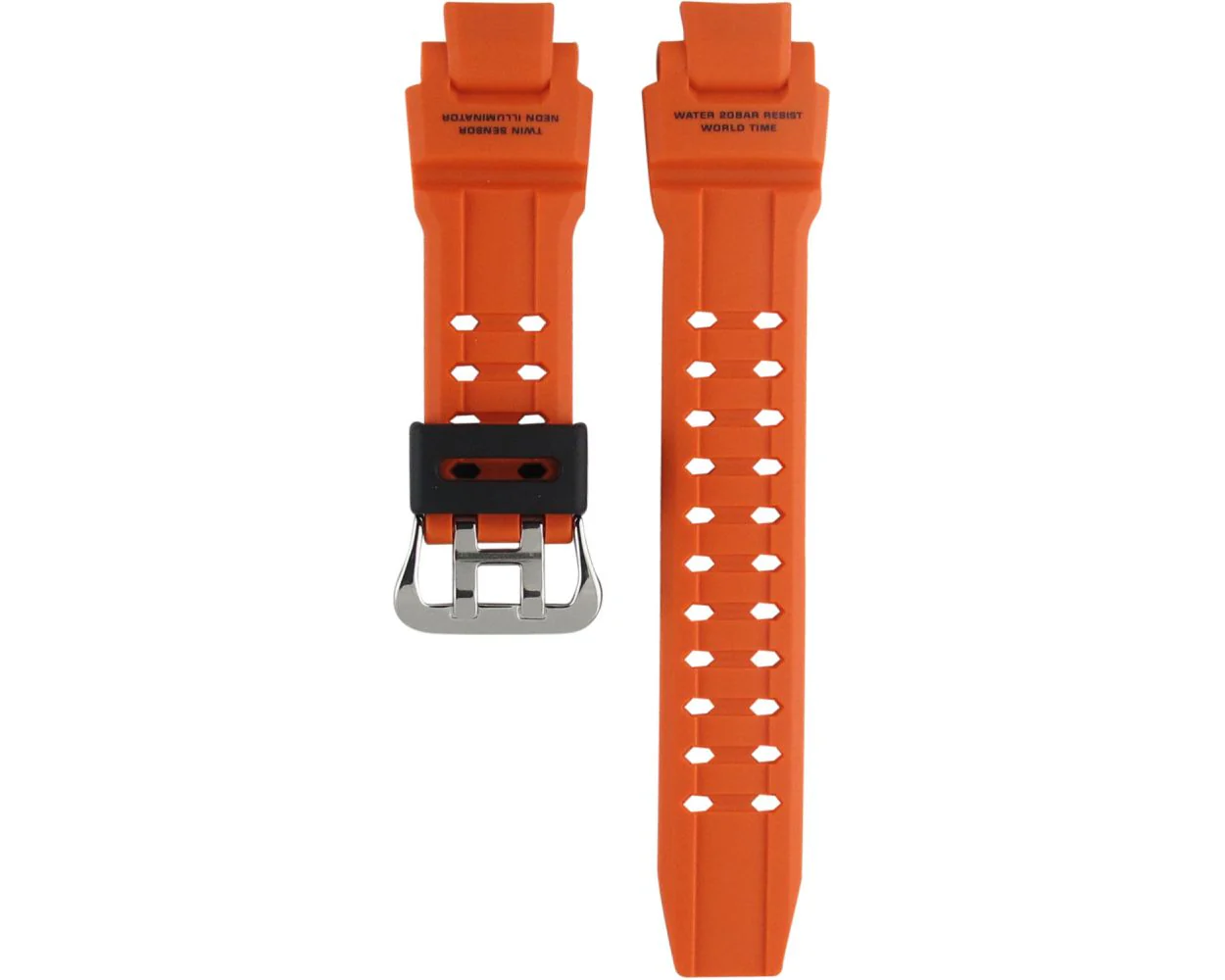 GA1000-4A Orange G Shock band only - 1 week order