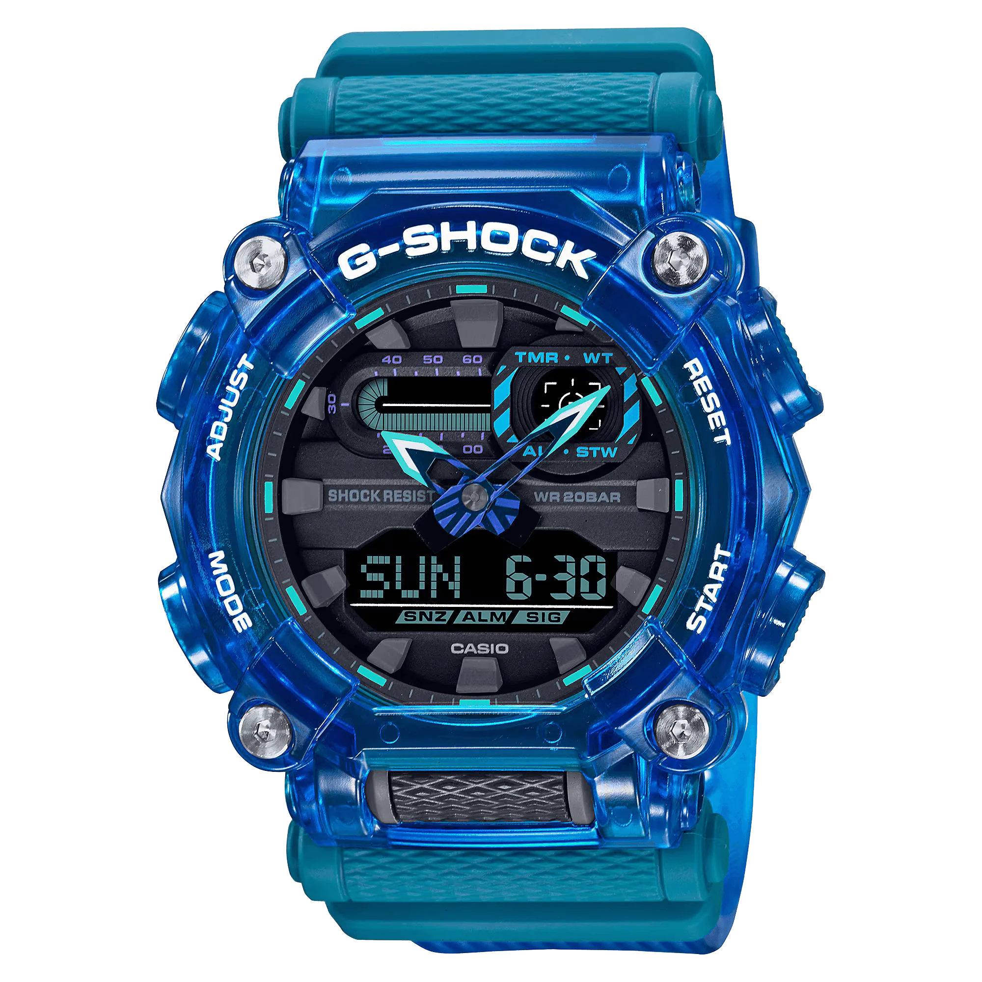 G-Shock Sound Waves Series Digital & Analogue Watch GA900SKL-2A / GA-900SKL-2A